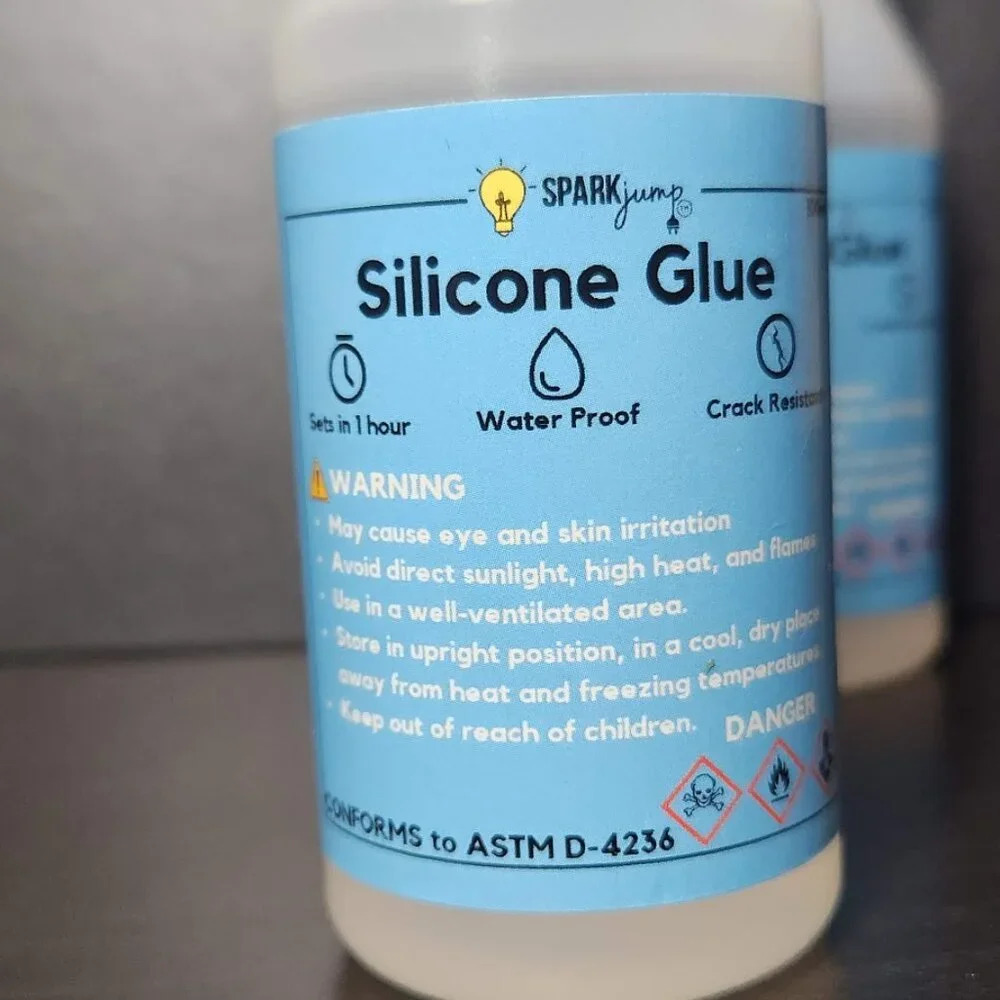 NEW 200 mL Silicone Glue Craft Supplies Art School Supplies Bottles Waterproof